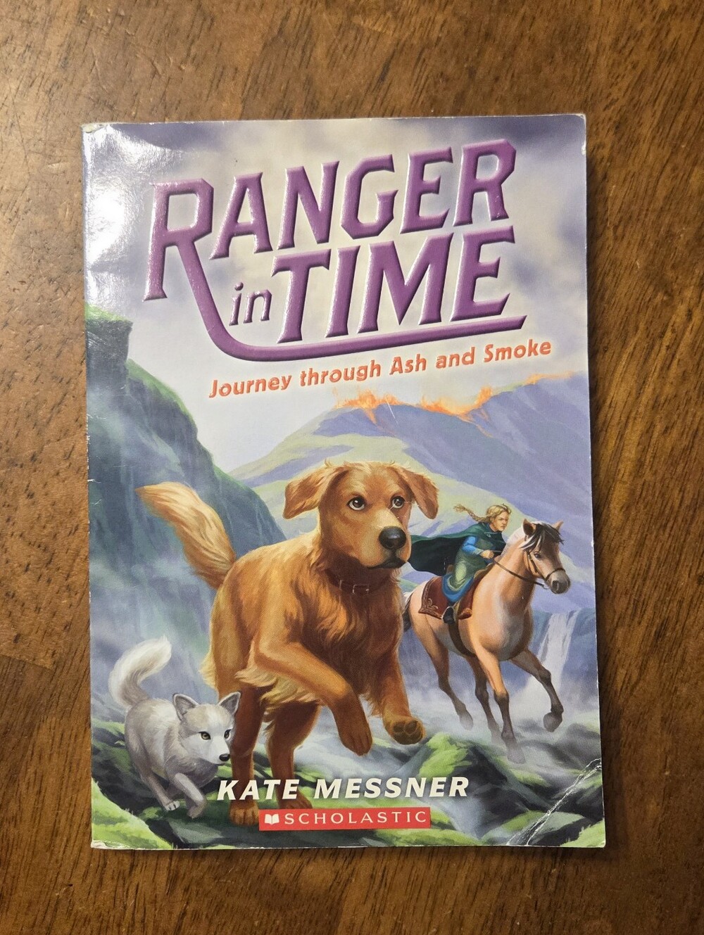Ranger in Time: Journey Through Ash and Smoke" by Kate Messner